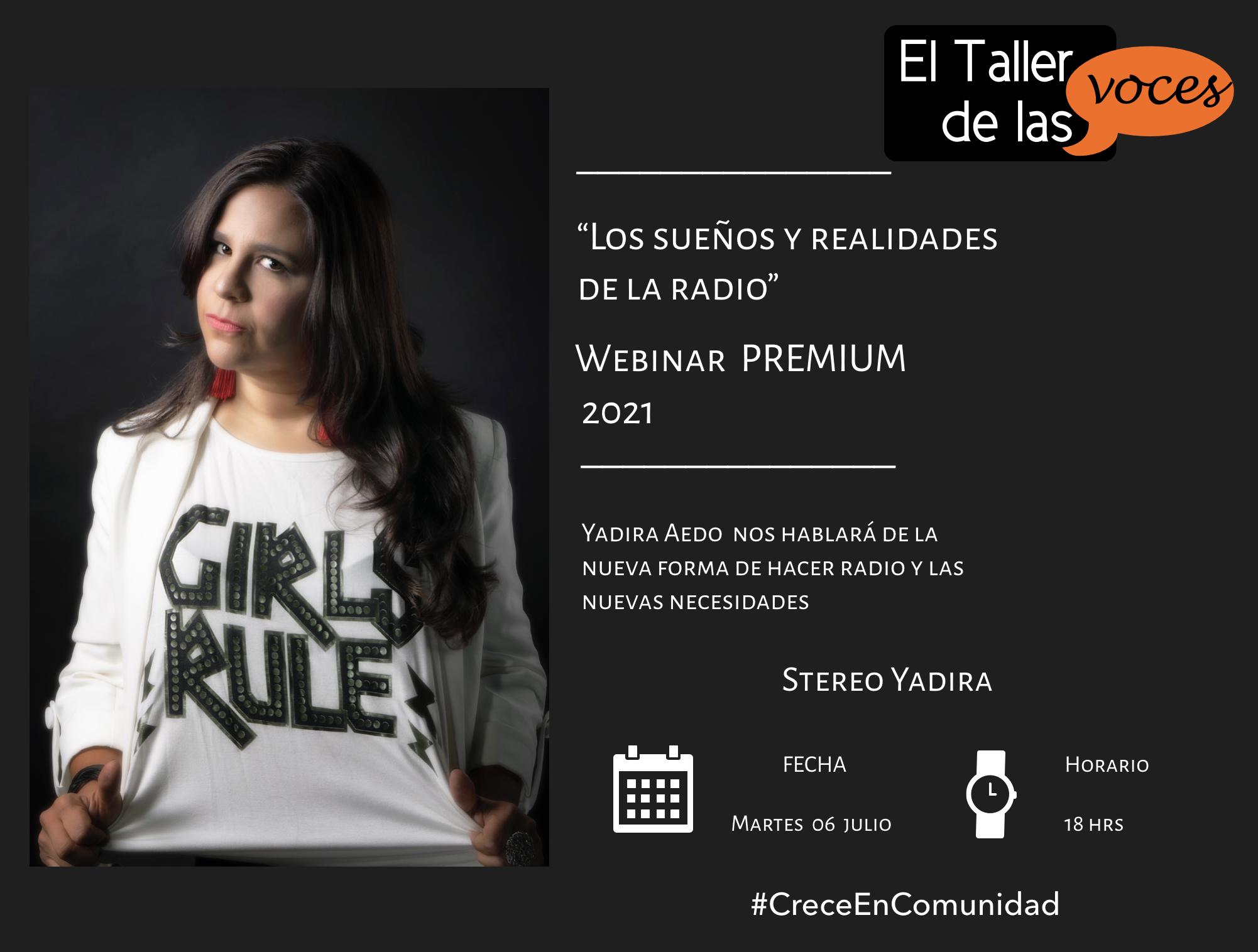 Los sueños y realidades de la radio con Yadira Aedo