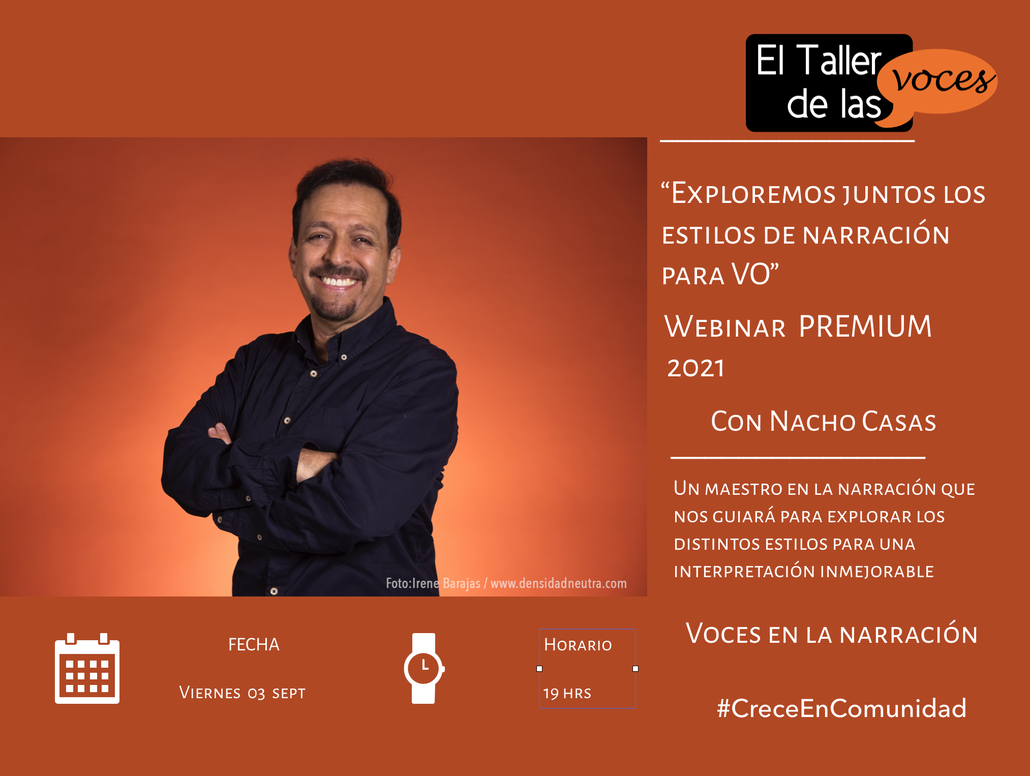 Nacho Casas Voces en la narración