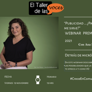 Publicidad para que te sirve como VO