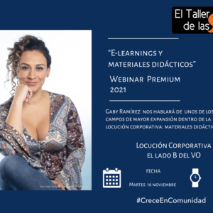 E-learnings y materiales didácticos con Gabriela Ramirez