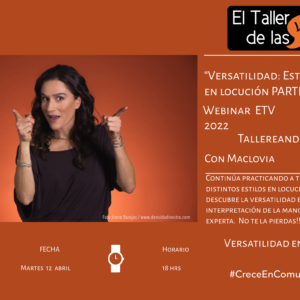 Versatilidad Estilos en locucion