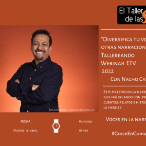 Diversifica tu voz con otras narraciones con Nacho Casas