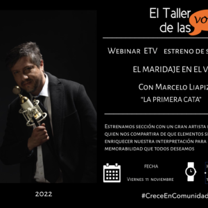 La primiera cata con Marcelo Liapiz