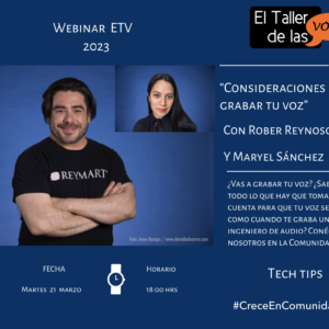 Consideraciones técnicas al grabar