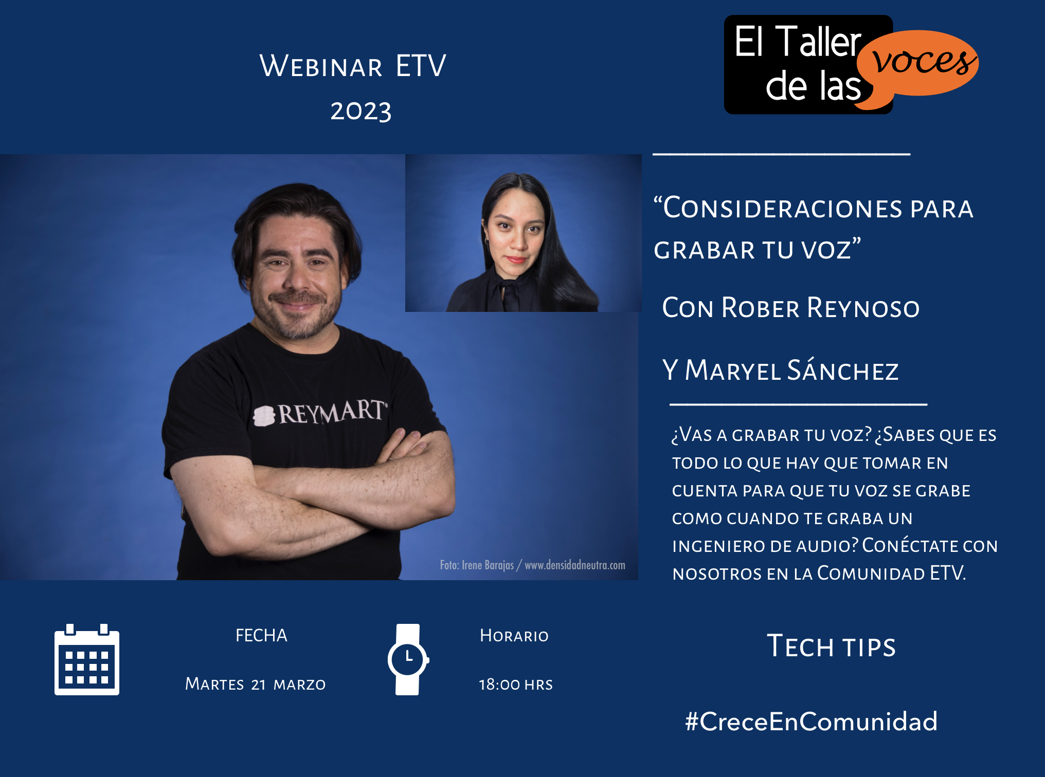 Consideraciones técnicas al grabar